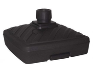 PIED DE PARASOL PLASTIQUE CARRE ANTHRACITE 40 LITRES PIED DE PARASOL PLASTIQUE CARRE ANTHRACITE 40 LITRES